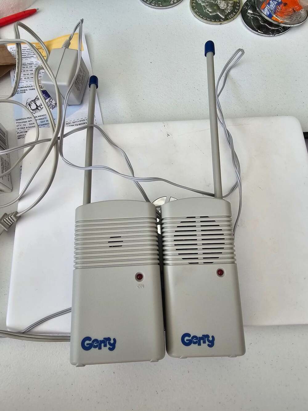 Vintage Gerry Deluxe Nursery Baby Monitor Model 602